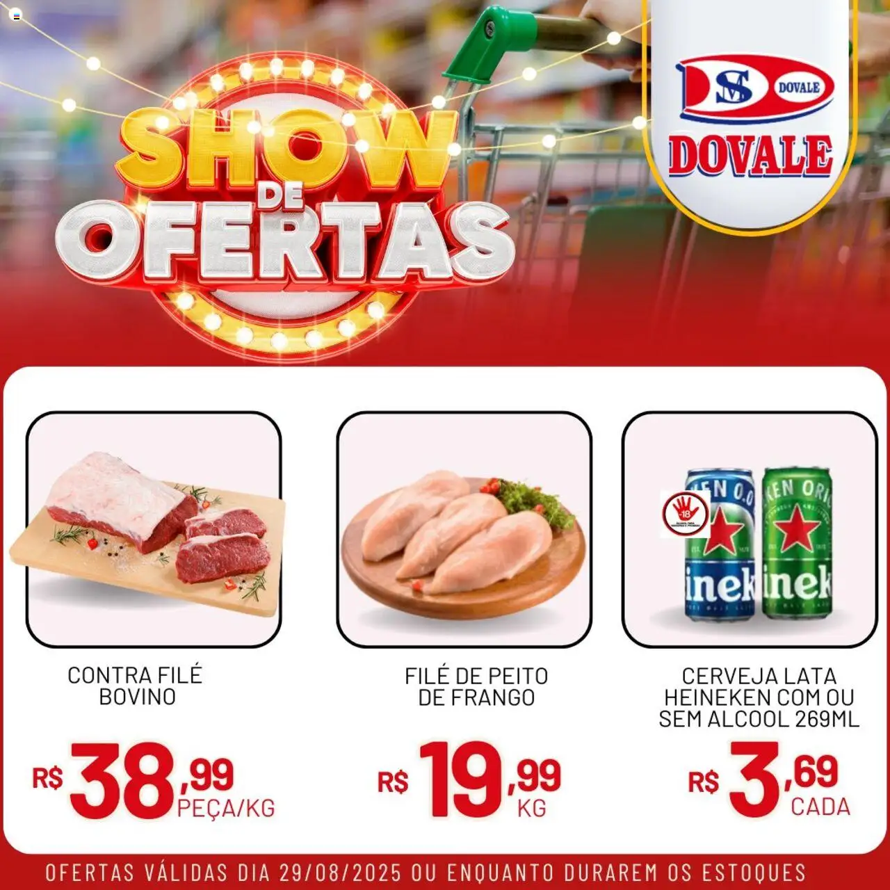 Dovale folheto "Ofertas do Dia" válido a partir de 29/08/2025 - número de página 1