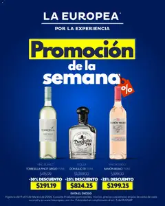 Vista previa las ofertas de la tienda La Europea - Catálogo Promoción de la semana desde el 09/02/2026 