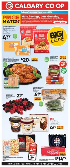 Preview of leaflet Calgary Co-op weekly flyer / circulaire from shop Calgary Co-op is valid from Apr 16, 2026
