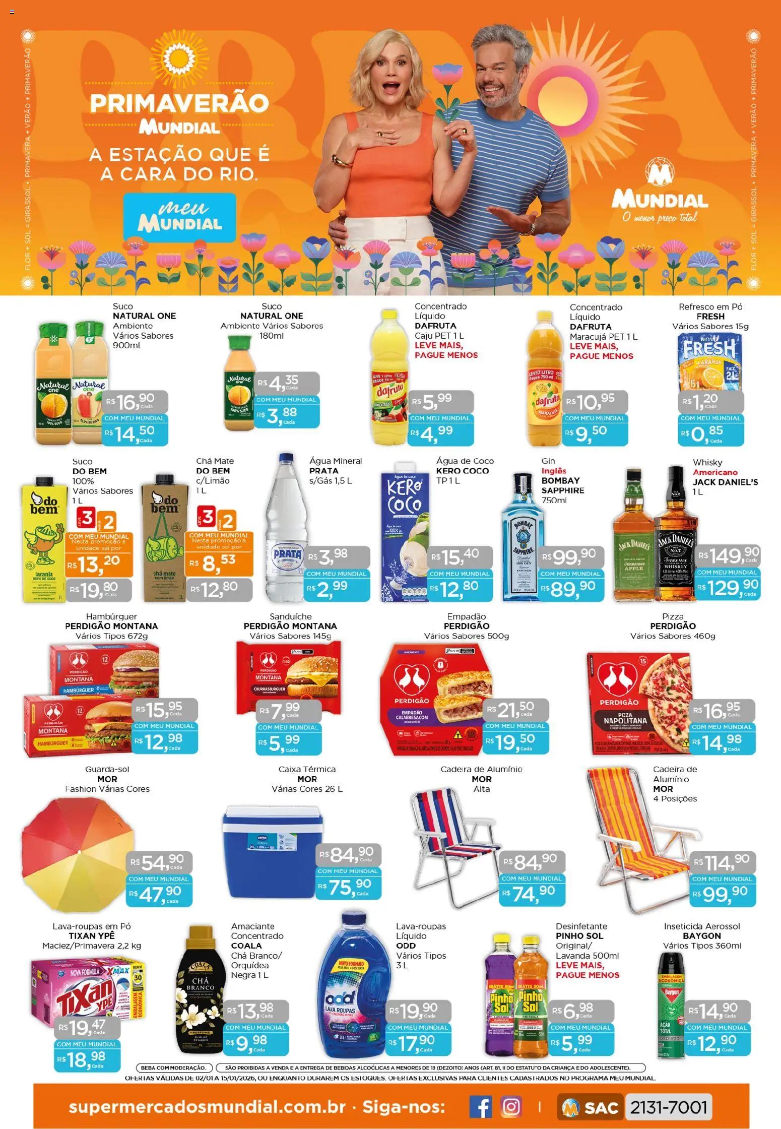 Pré-Visualização do folheto "Encarte" da loja Mundial válido a partir de 02/01/2026