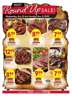 Ad Preview of Coborn's Beef Round Up from 10/29/2025