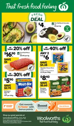 Preview of catalogue Catalogue North Island from shop Woolworths valid 6 Oct 2025