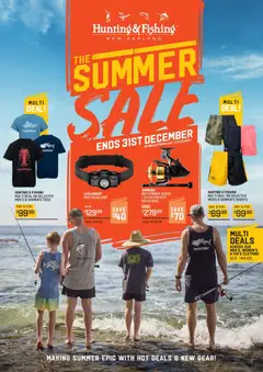 Preview of catalogue Summer Sale from shop Hunting & Fishing valid 2 Dec 2025