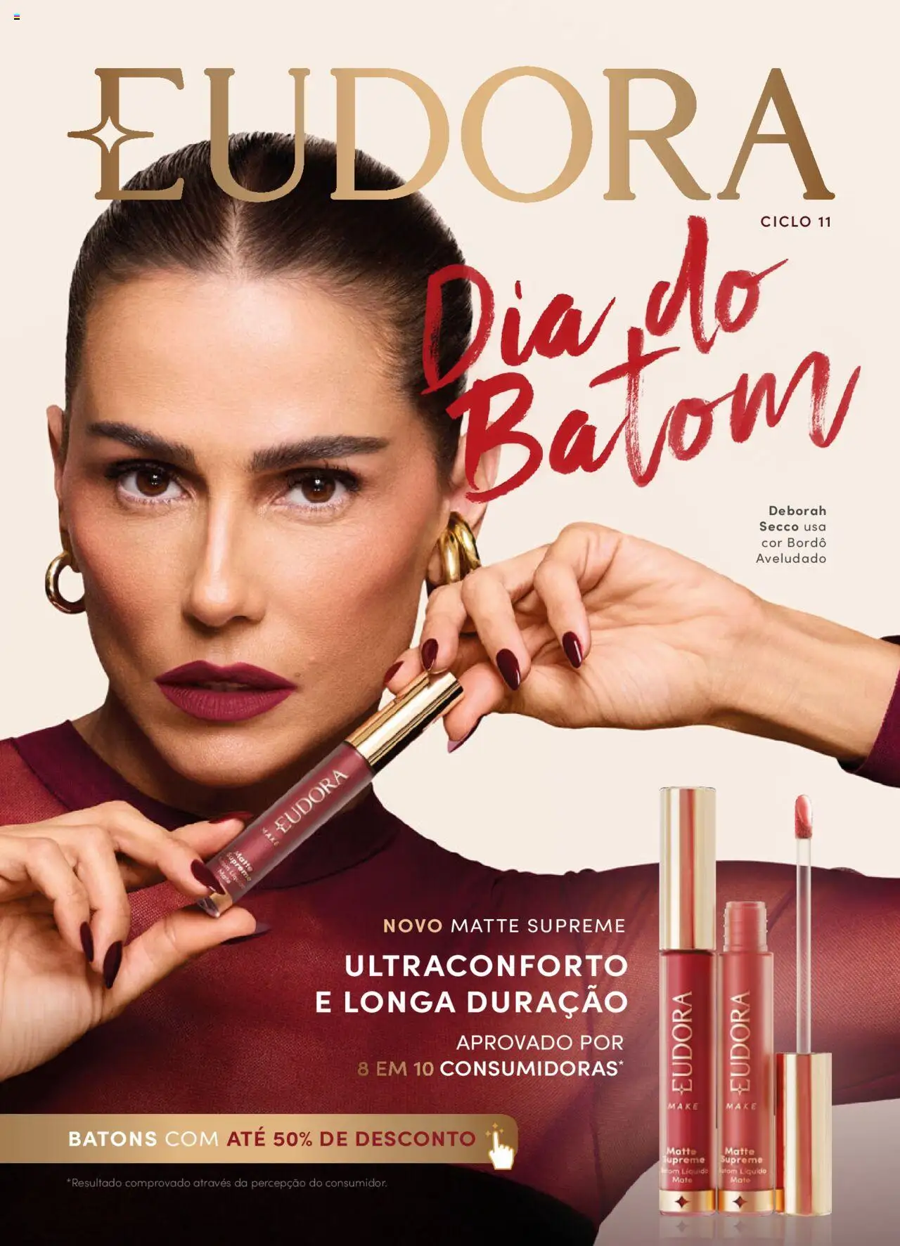 Eudora folheto "Catálogo 11/2025" válido a partir de 16/07/2025 - número de página 1