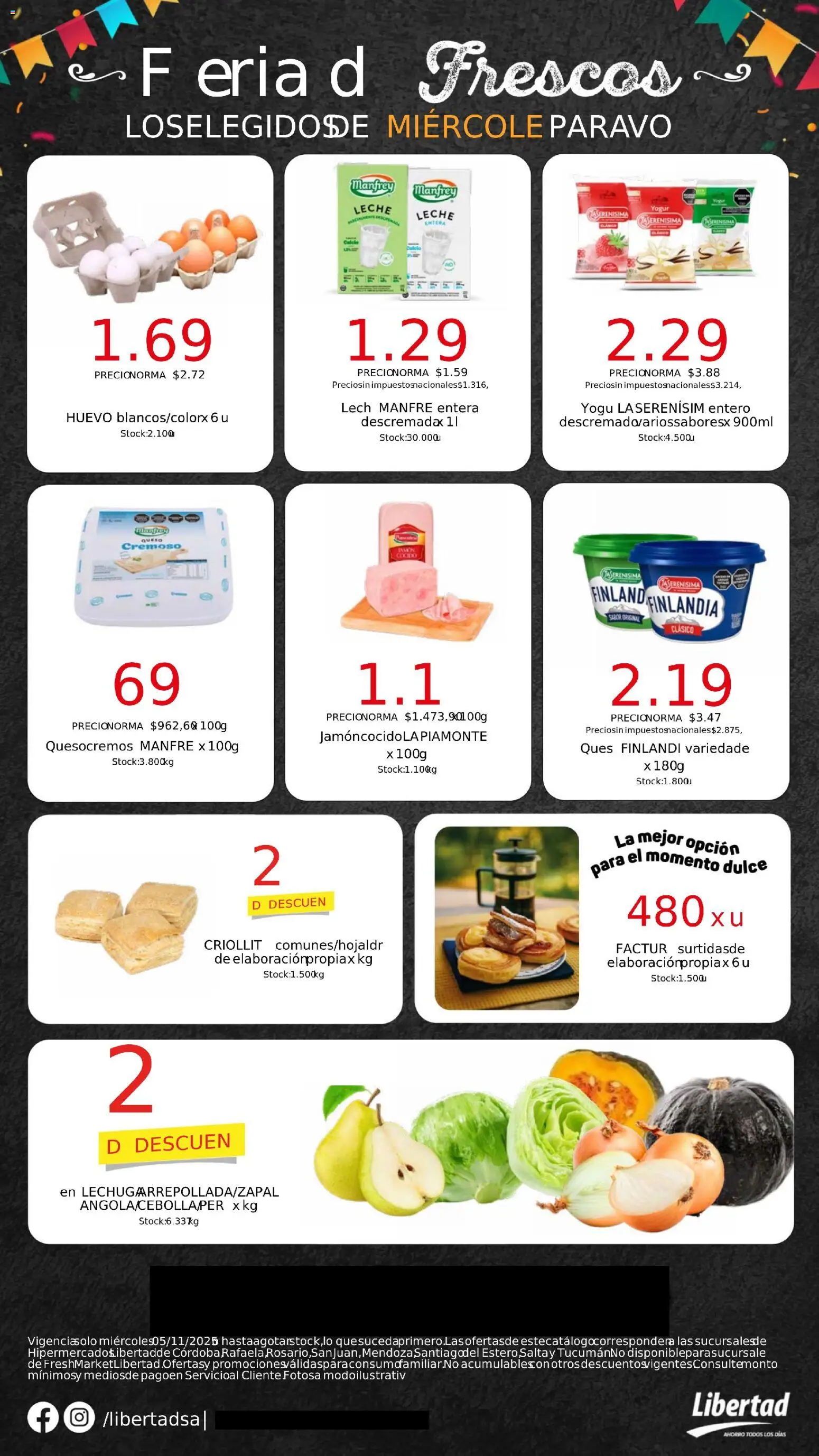 Vista previa del folleto de la tienda Hipermercado Libertad válido desde el 05/11/2025 