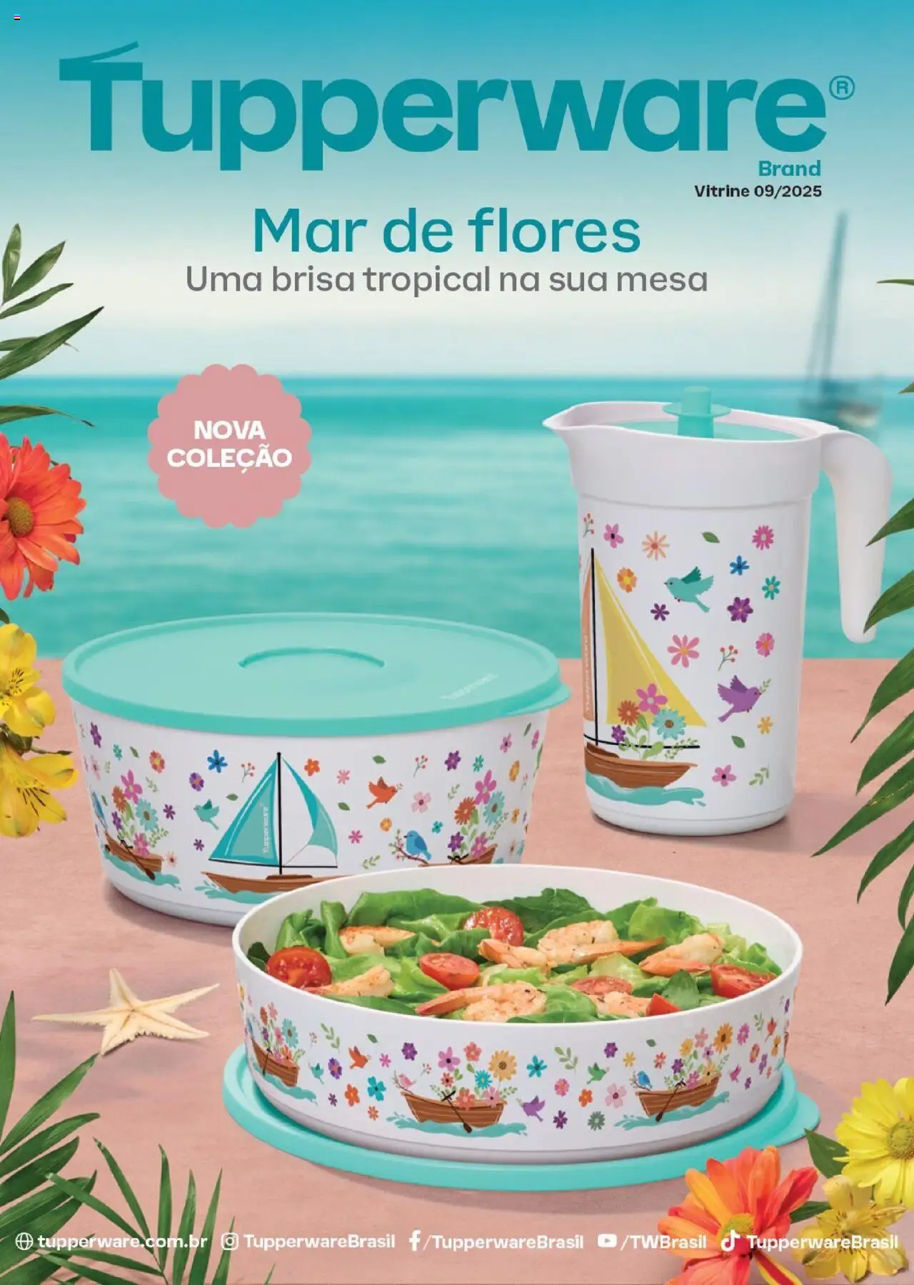 Pré-Visualização do folheto "Catálogo" da loja Tupperware válido a partir de 01/09/2025 - Flores, Mesa