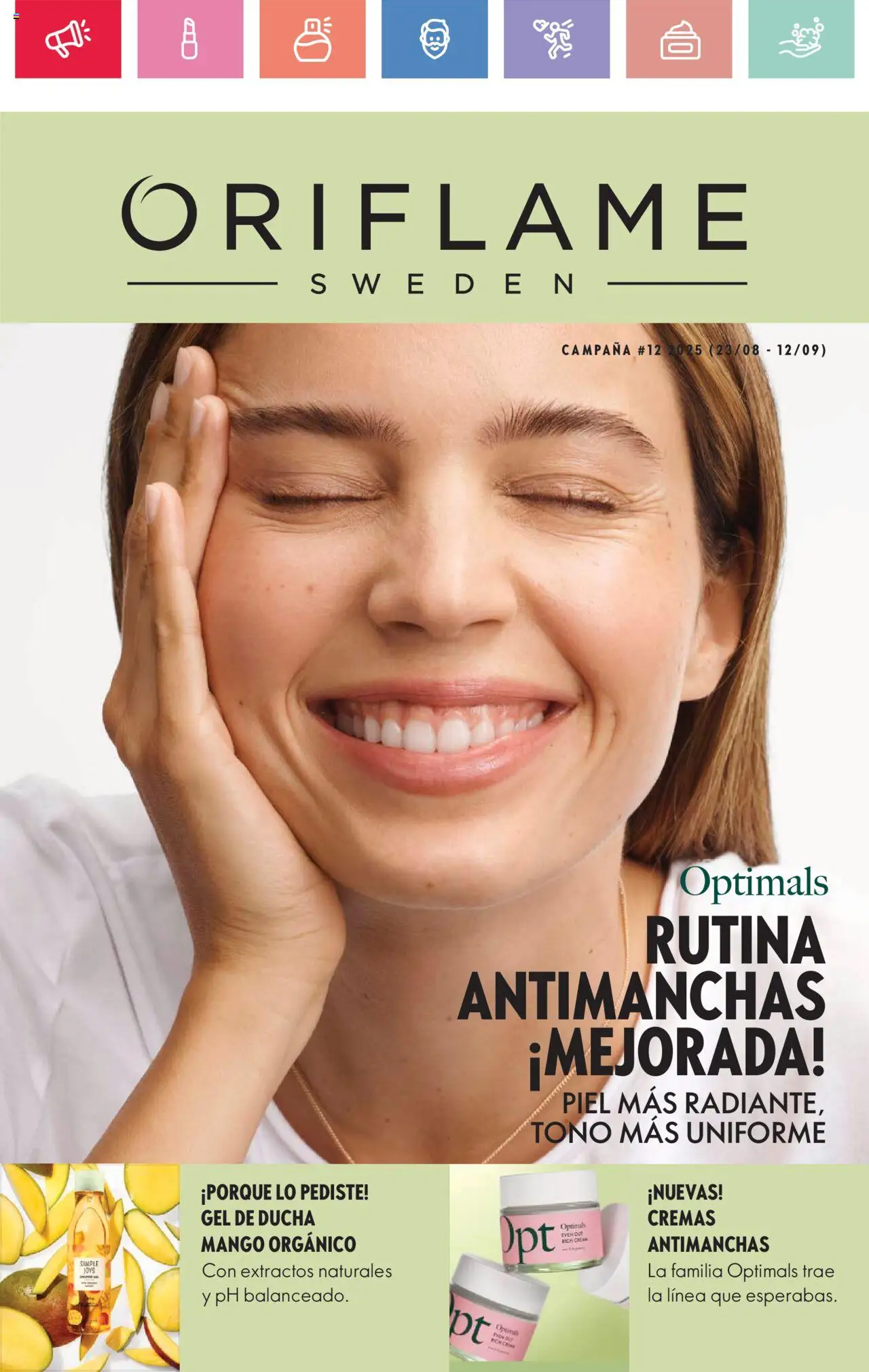 Oriflame Catálogo > válido desde 22.08.2025 > número de página 1