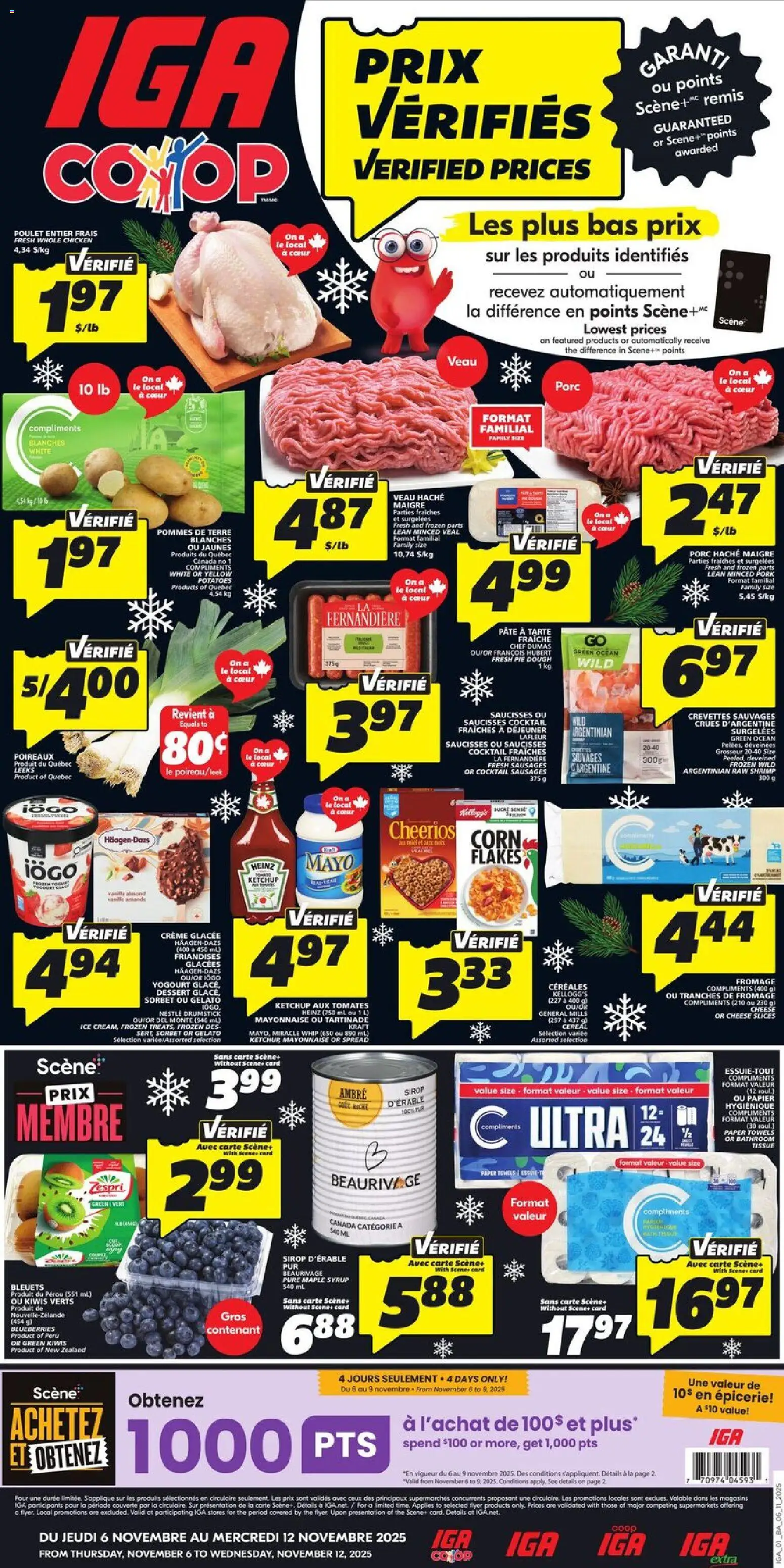 Preview of leaflet Weekly flyer / circulaire from shop IGA is valid from Nov 06, 2025