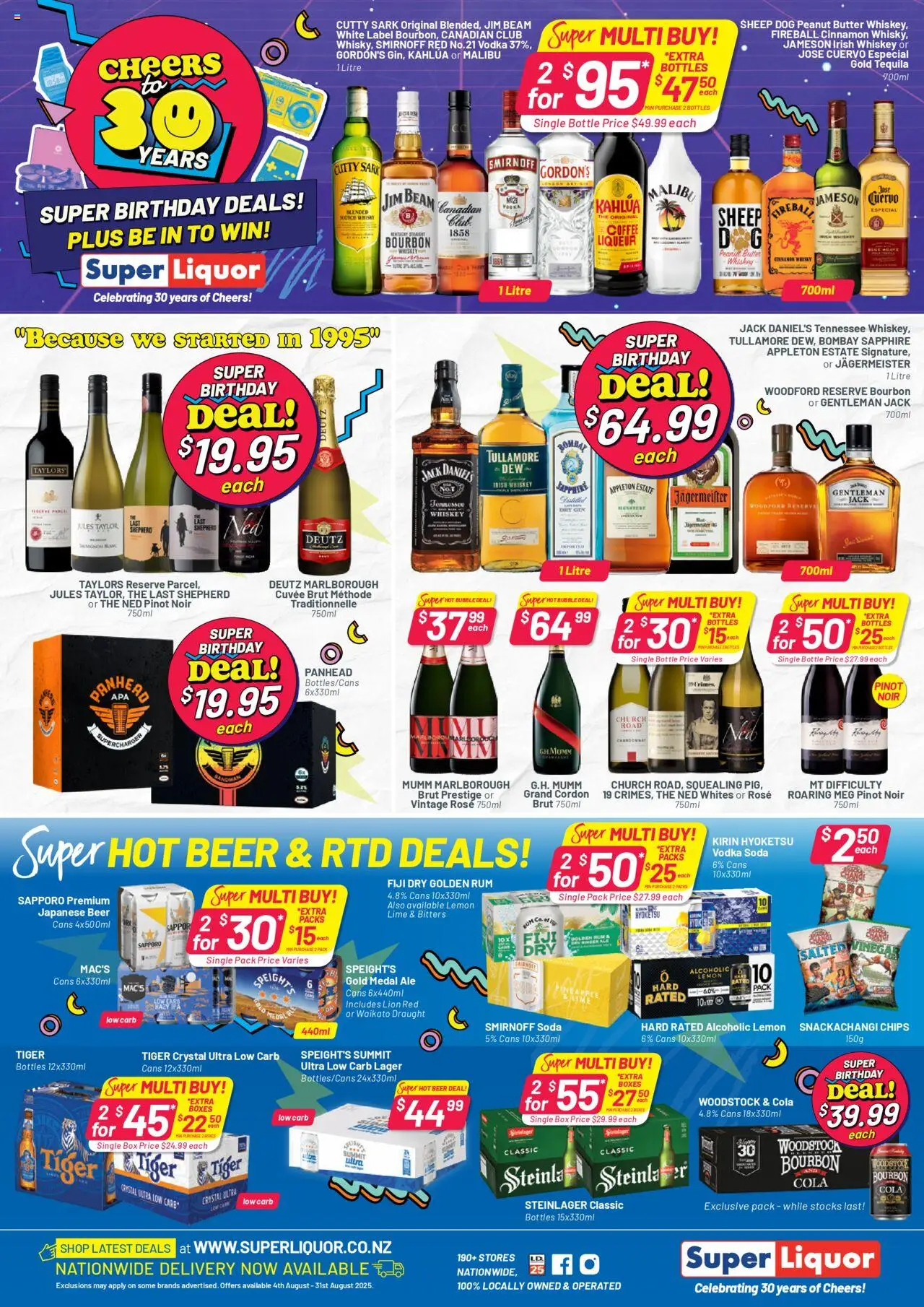Catalogue Super Liquor catalogue valid from 4 Aug 2025 - page 1