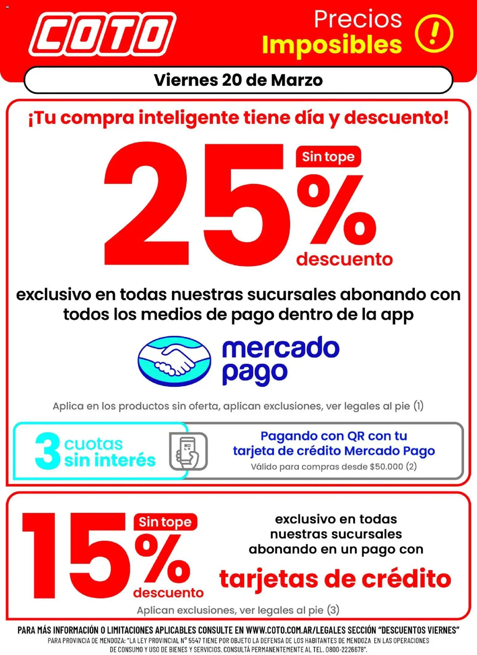 Vista previa del folleto de la tienda Coto válido desde el 20/03/2026 