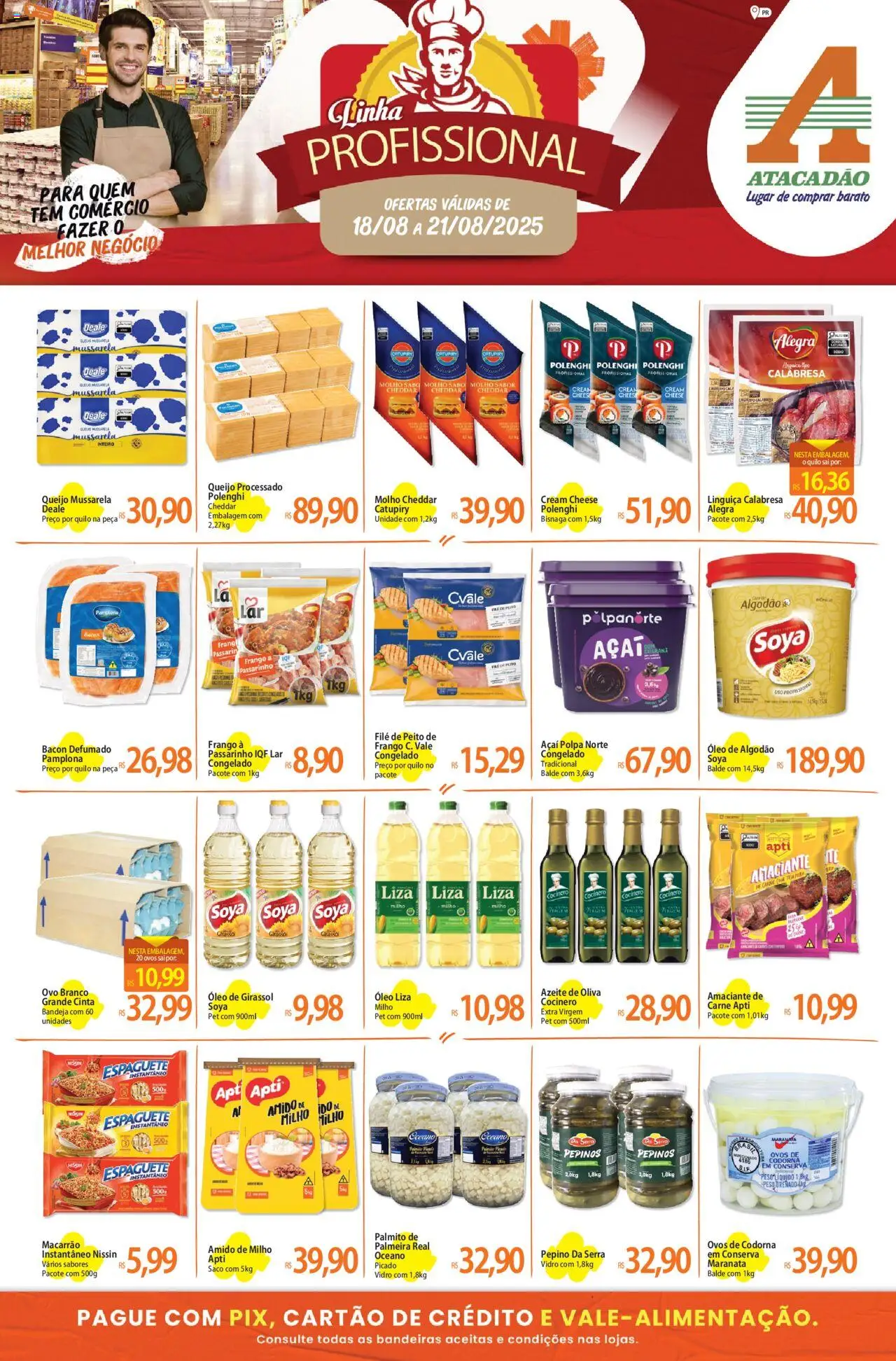 Atacadão folheto "Ofertas - PR" válido a partir de 18/08/2025 - número de página 1