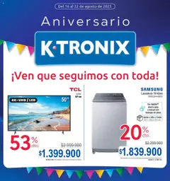 Vista previa del prospecto Catálogo Ktronix del almacen Ktronix válida del 16/08/2025 al 22/08/2025