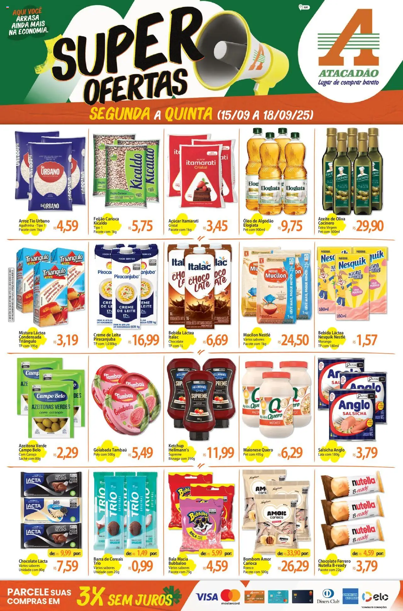 Atacadão folheto "Ofertas - AM" válido a partir de 15/09/2025 - número de página 1