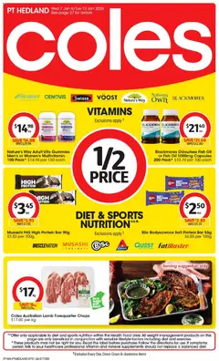 Preview of catalogue Catalogue PT Hedland from shop Coles valid 07/01/2026