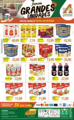 Pré-Visualização do folheto "Ofertas - PA" da loja Atacadão válido a partir de 13/10/2025