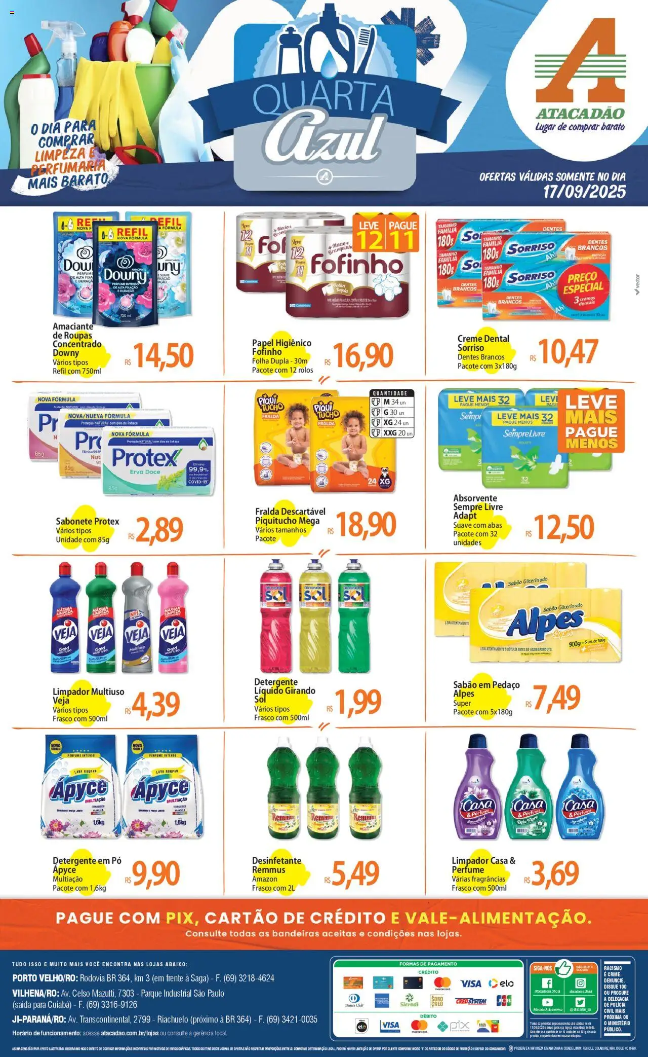 Atacadão folheto "Ofertas - RO" válido a partir de 17/09/2025 - número de página 1
