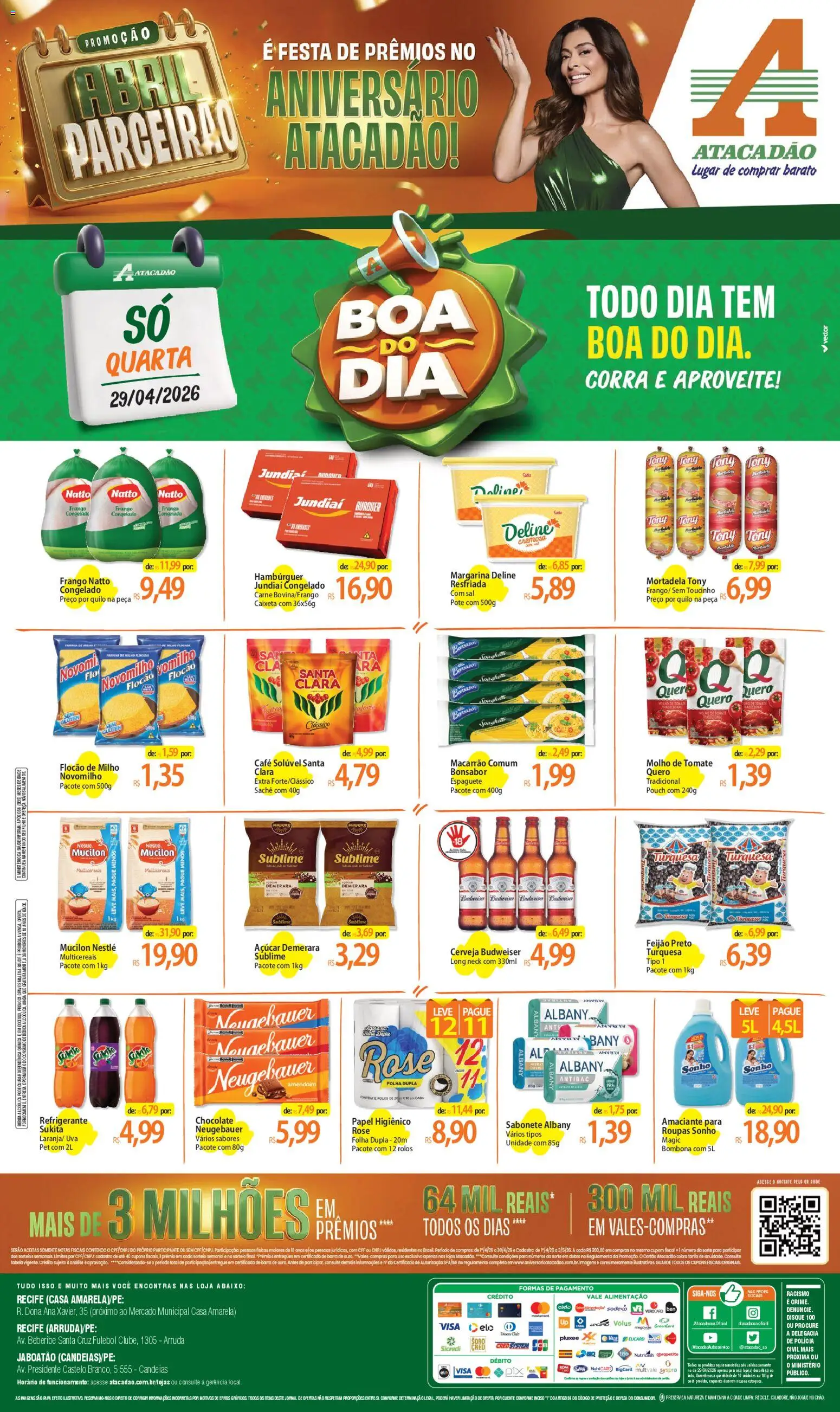 Pré-Visualização do folheto "Atacadão ofertas - PE" da loja Atacadão válido a partir de 29/04/2026