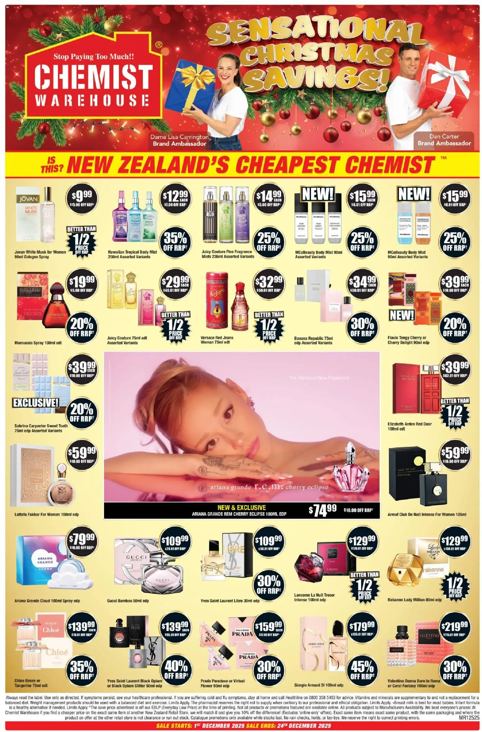 Preview of catalogue Catalogue from shop Chemist Warehouse valid 1 Dec 2025