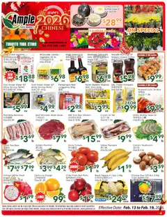 Preview of leaflet Weekly flyer Toronto York from shop Ample Food Market is valid from Feb 13, 2026