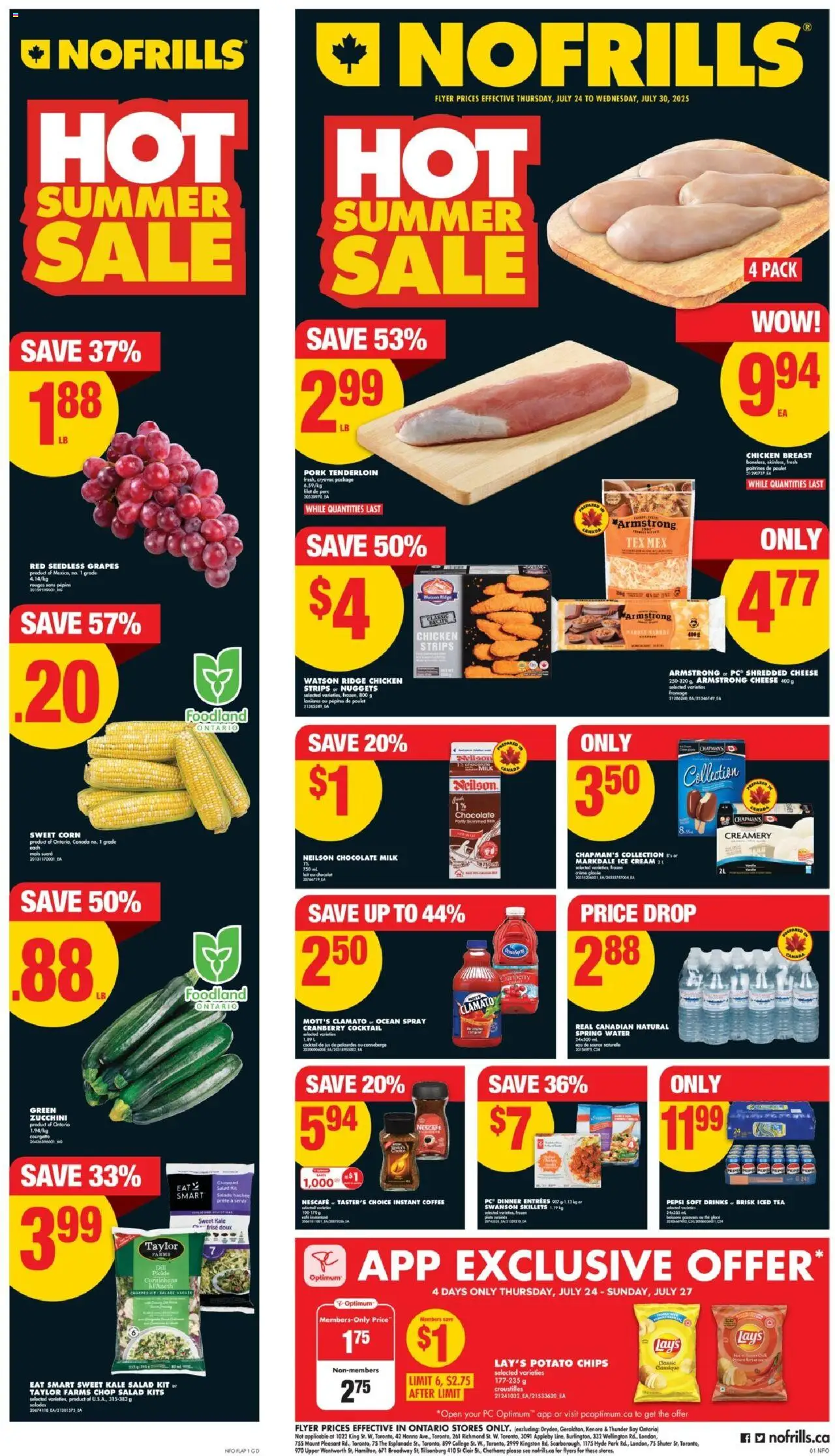 No Frills flyer valid from Jul 24, 2025 - page number 1