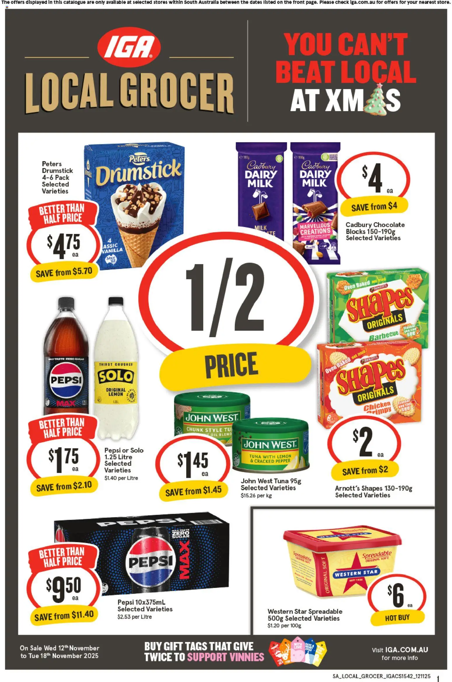 Preview of catalogue Local Grocer SA from shop IGA valid 12/11/2025