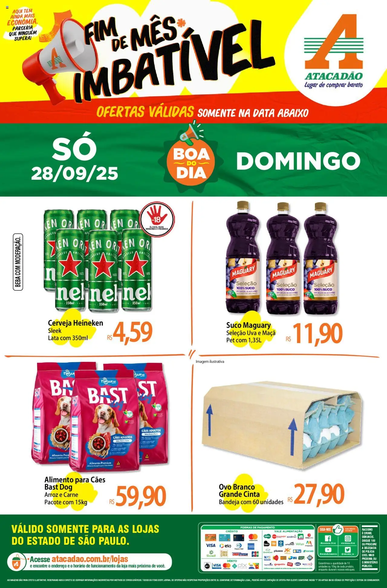 Atacadão folheto "Ofertas - SP" válido a partir de 28/09/2025 - número de página 1