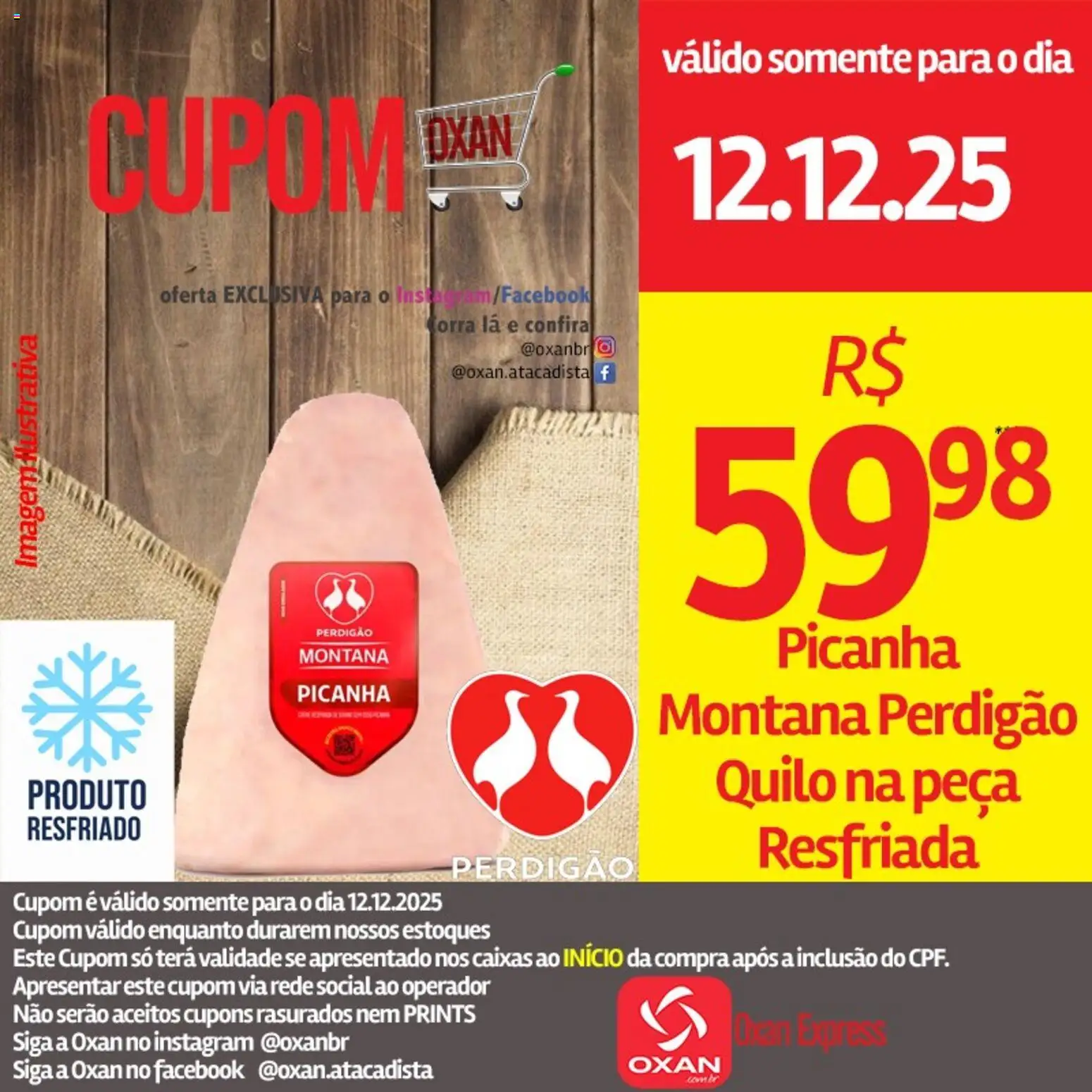 Pré-Visualização do folheto "Ofertas da semana" da loja Oxan Atacadista válido a partir de 12/12/2025