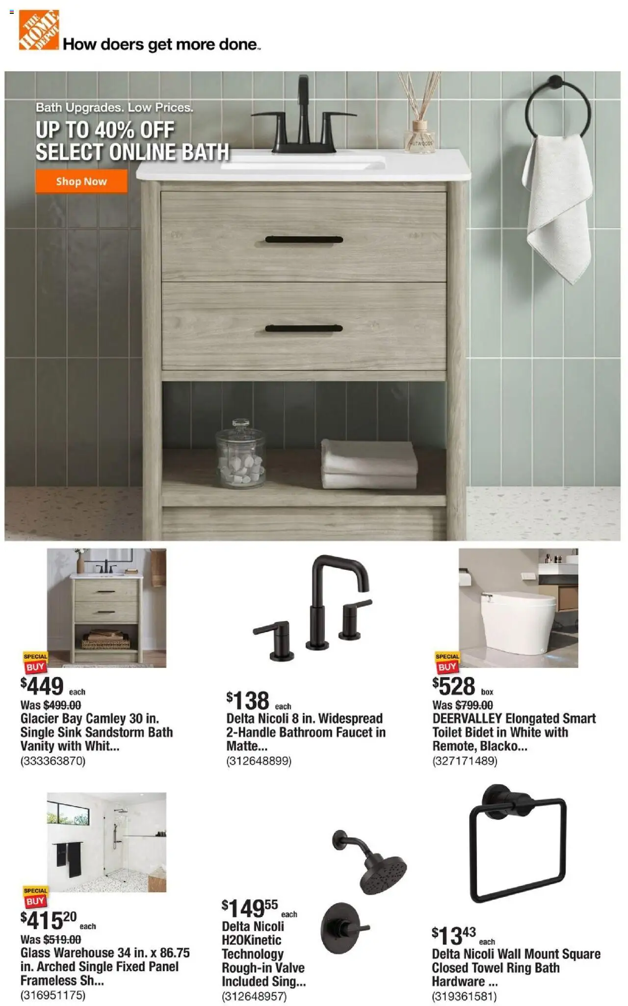 Home Depot Ad from 07/17/2025 - Flyer - Page number 1