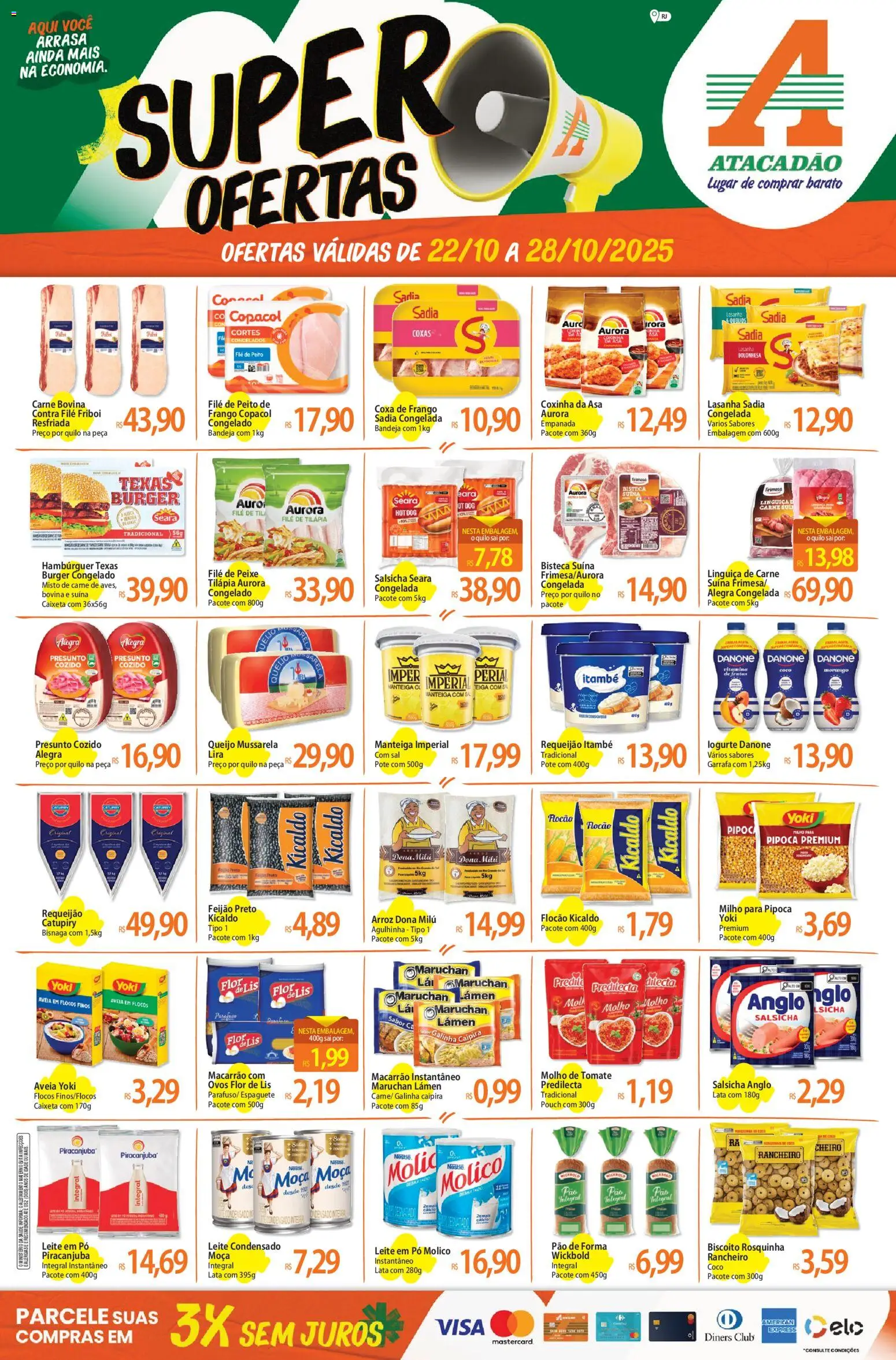 Atacadão folheto "Ofertas - RJ" válido a partir de 22/10/2025 - número de página 1