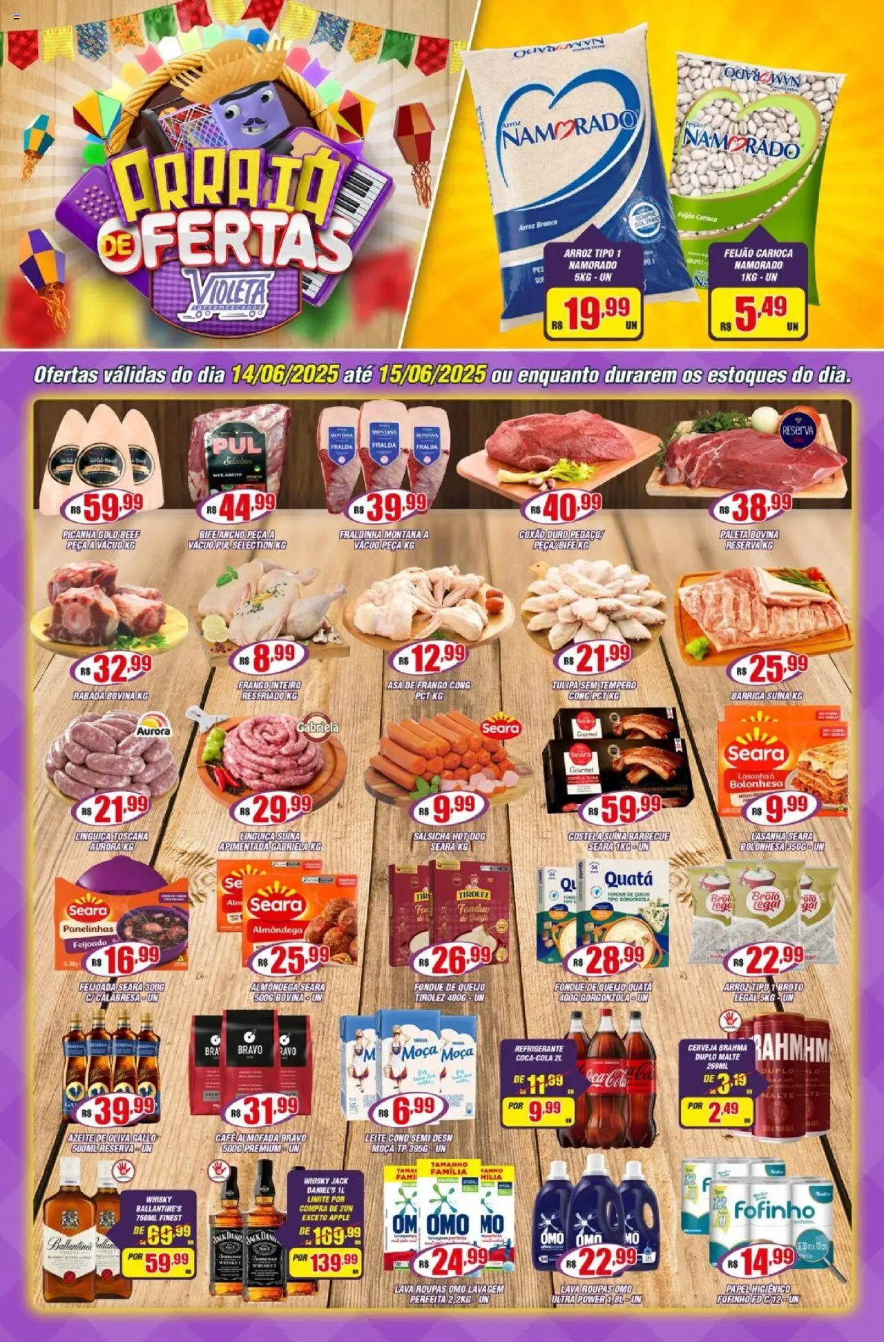 Violeta Supermercados folheto "Ofertas da semana" válido a partir de 14/06/2025 - número de página 1