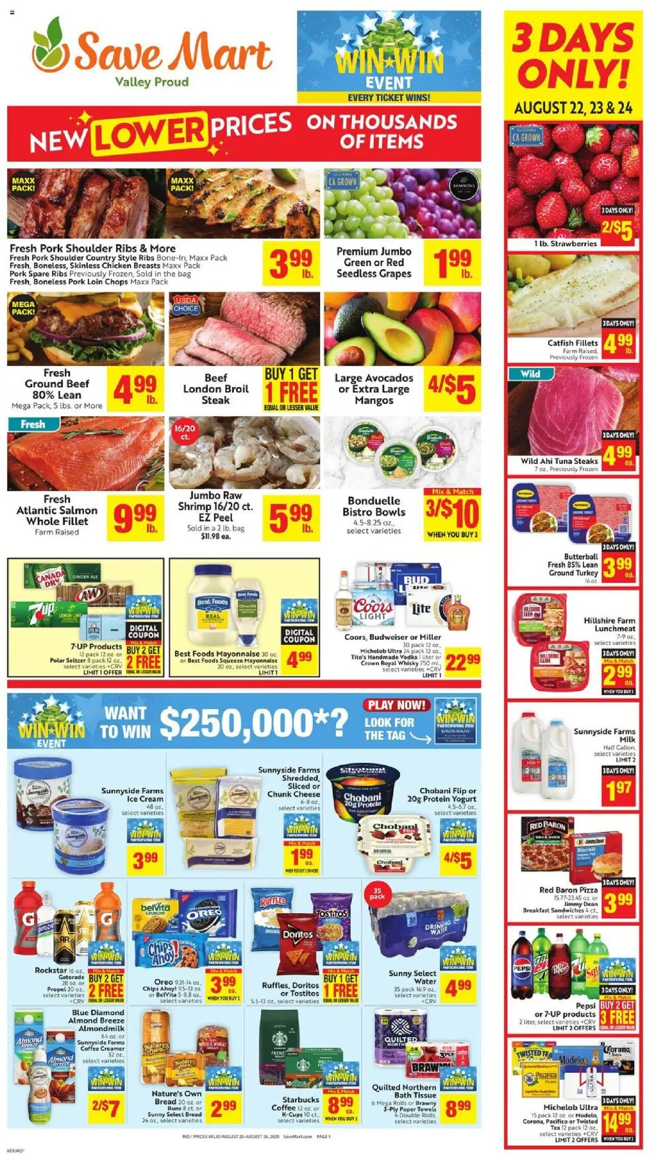 Save Mart Weekly Ad from 08/20/2025 - Flyer - Page number 1