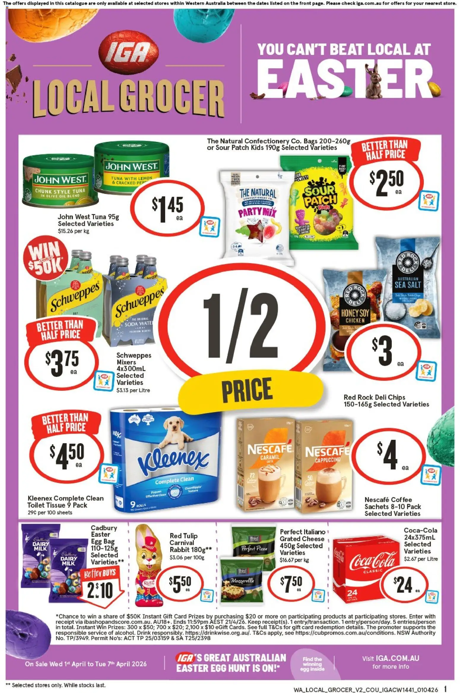 Preview of catalogue IGA Local Grocer NT/WA from shop IGA valid 04/04/2026