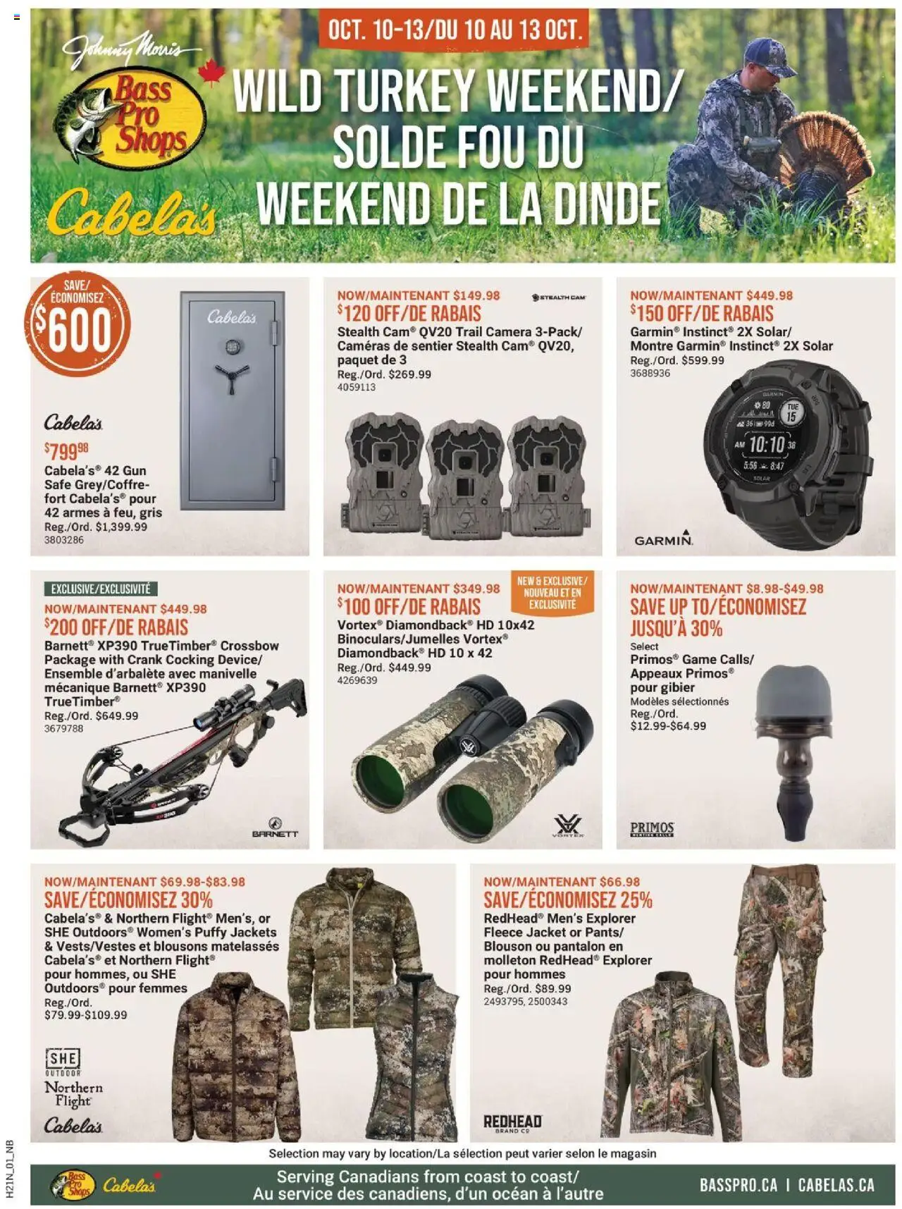 Cabelas flyer valid from Oct 10, 2025 - page number 1