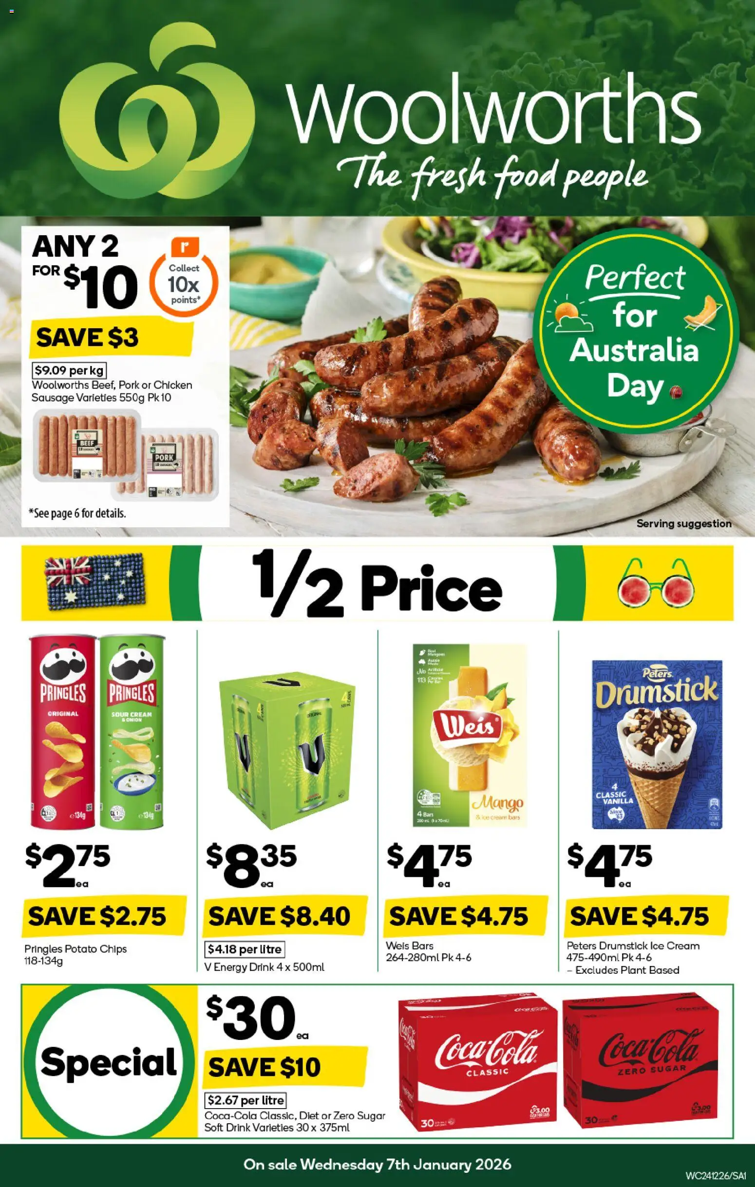 Preview of catalogue Weekly Specials Catalogue SA from shop Woolworths valid 07/01/2026