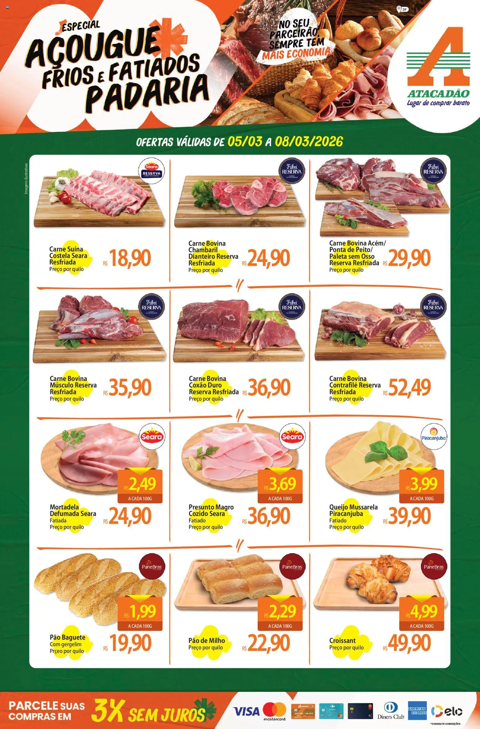 Pré-Visualização do folheto "Atacadão ofertas - DF" da loja Atacadão válido a partir de 05/03/2026