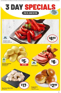 Preview of catalogue 3 Day Specials NSW from shop IGA valid 13/02/2026