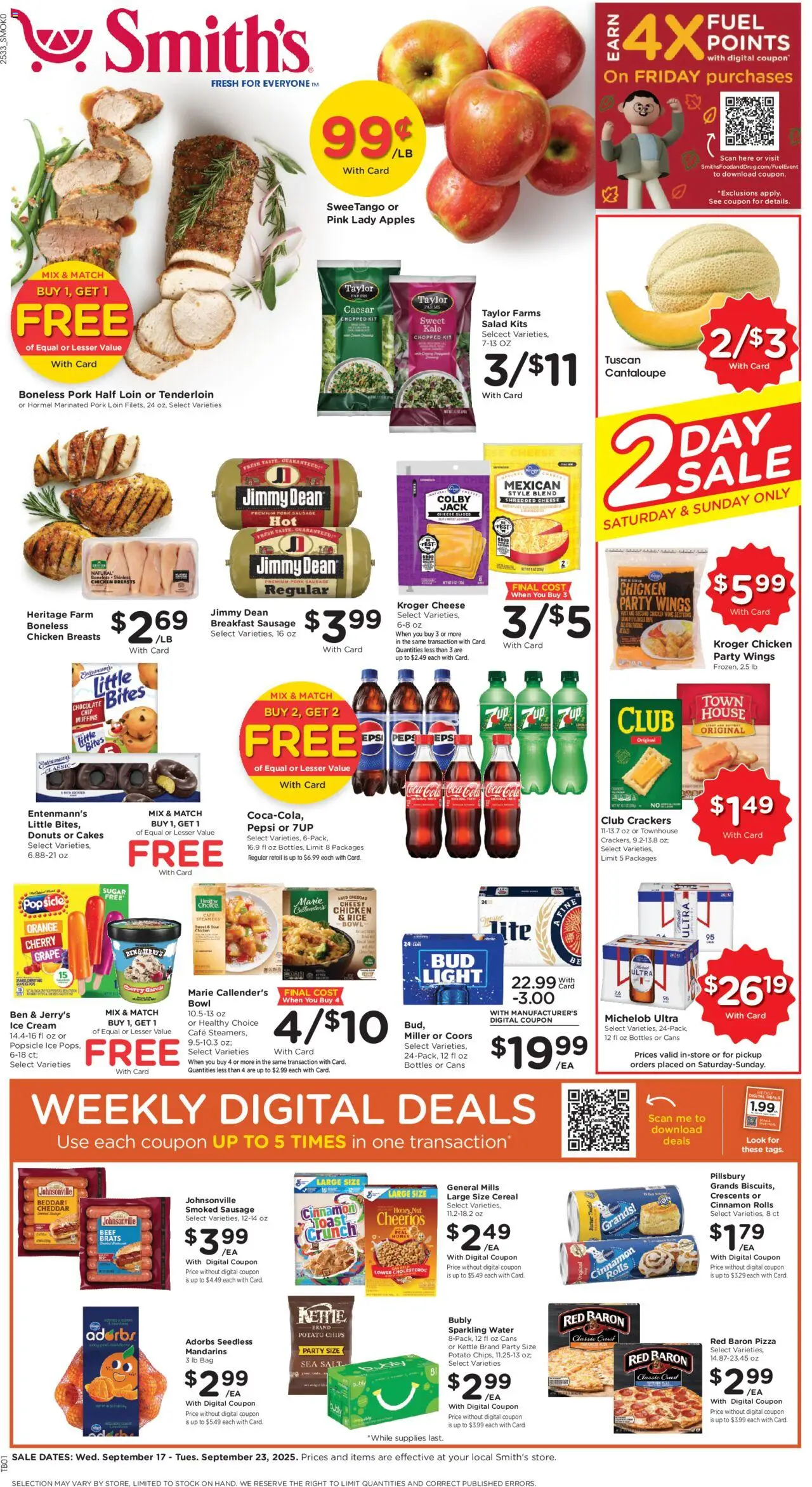 Smith's Weekly Ad - WY from 09/17/2025 - Flyer - Page number 1