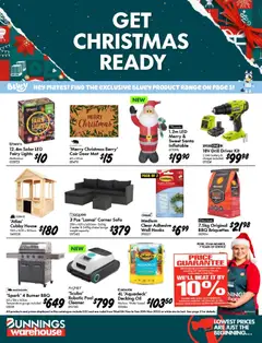 Preview of catalogue Get Christmas Ready Catalogue from shop Bunnings Warehouse valid 05/11/2025