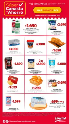 Vista previa del folleto de la tienda Hipermercado Libertad válido desde el 05/03/2026 