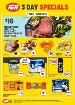 Preview of catalogue Weekend Specials NT/WA from shop IGA valid 20/02/2026