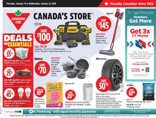 Preview of leaflet Weekly Flyer from shop Canadian Tire is valid from Jan 15, 2026