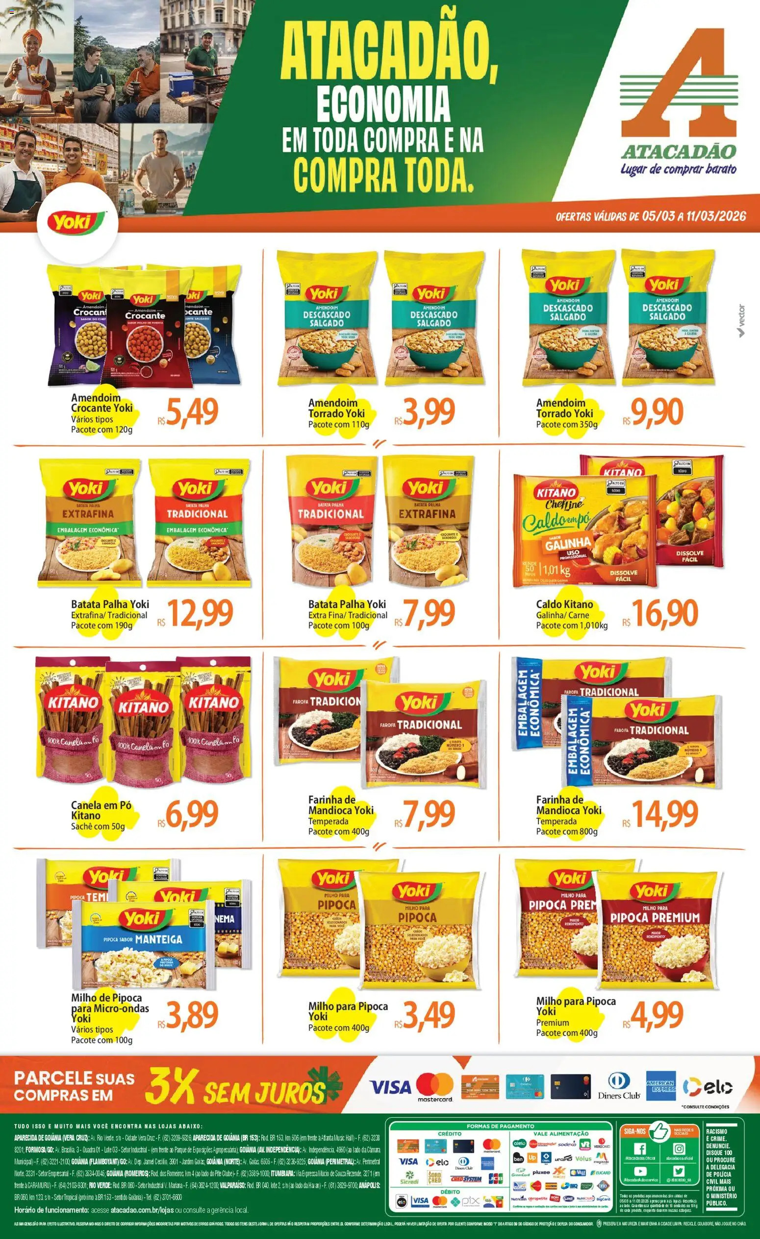 Pré-Visualização do folheto "Atacadão ofertas - GO" da loja Atacadão válido a partir de 05/03/2026