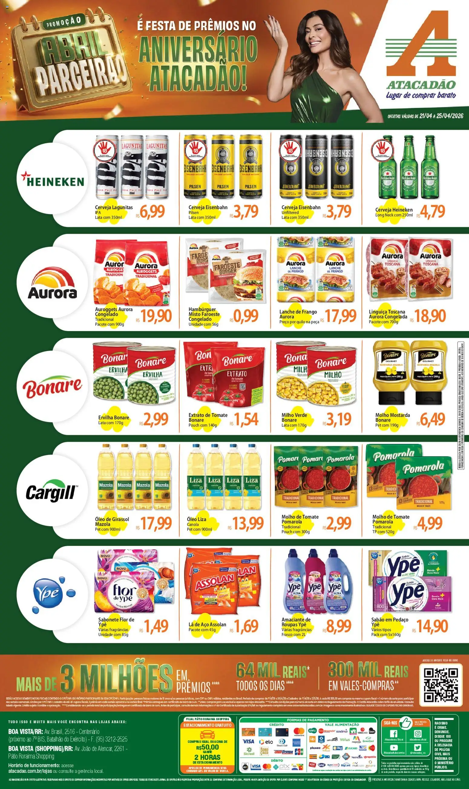 Pré-Visualização do folheto "Atacadão ofertas - RR" da loja Atacadão válido a partir de 21/04/2026