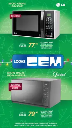 Pré-Visualização do folheto "Ofertas atuais" da loja Lojas Cem válido a partir de 01/12/2025 | Página: 45