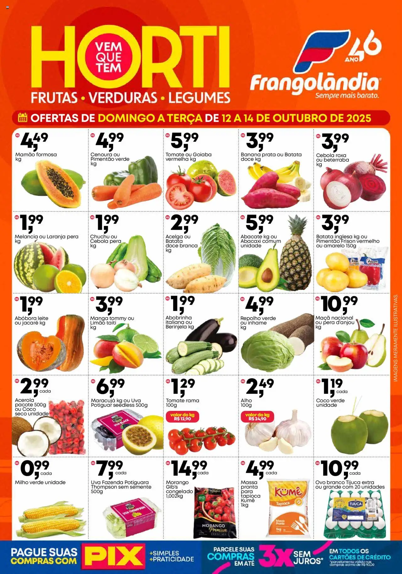 Frangolândia folheto "Ofertas Horti" válido a partir de 12/10/2025 - número de página 1