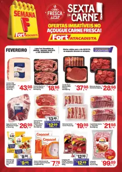 Pré-Visualização do folheto "Ofertas Sexta da Carne" da loja Fort Atacadista válido a partir de 06/02/2026