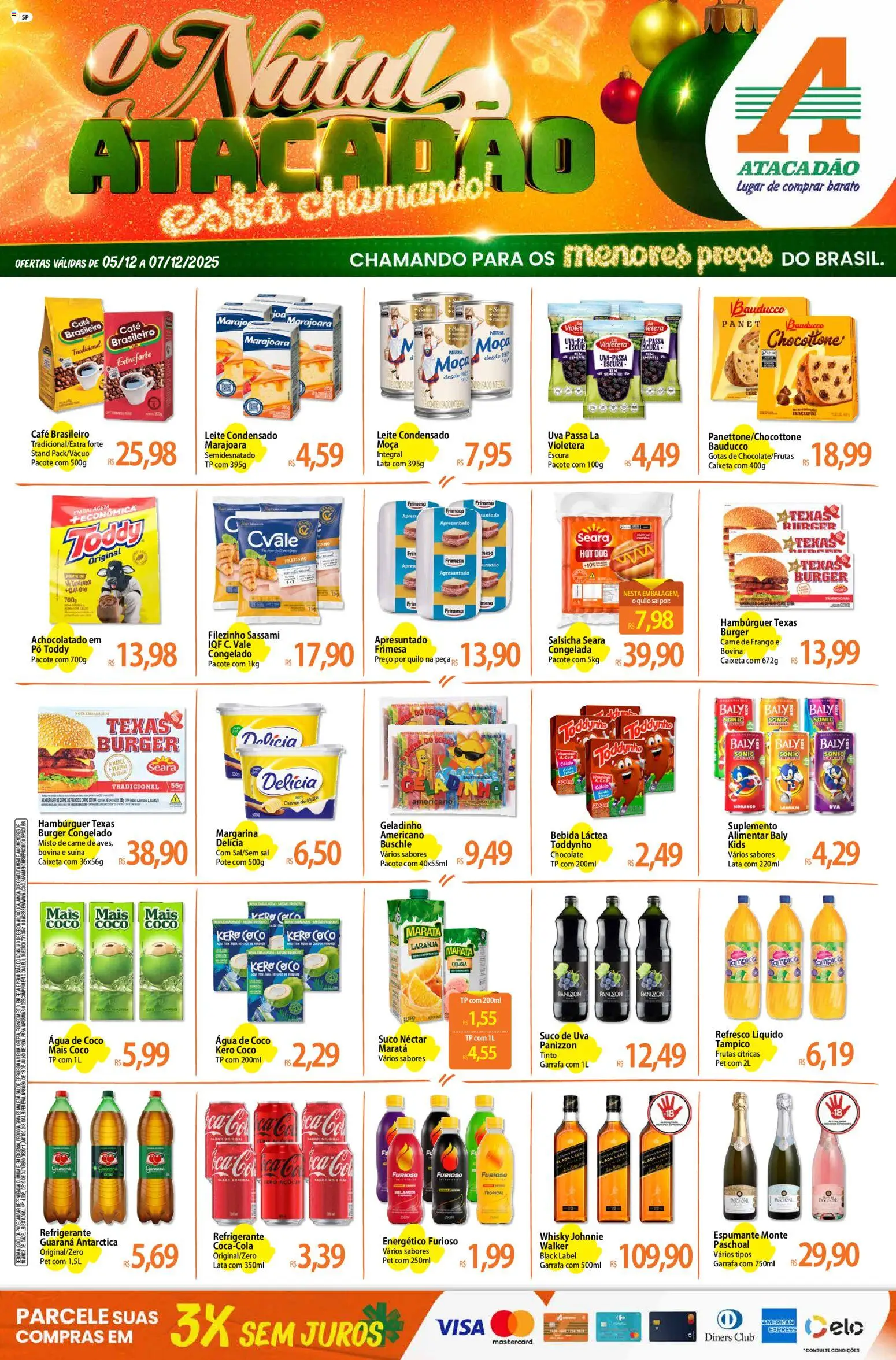Pré-Visualização do folheto "Ofertas - SP" da loja Atacadão válido a partir de 05/12/2025
