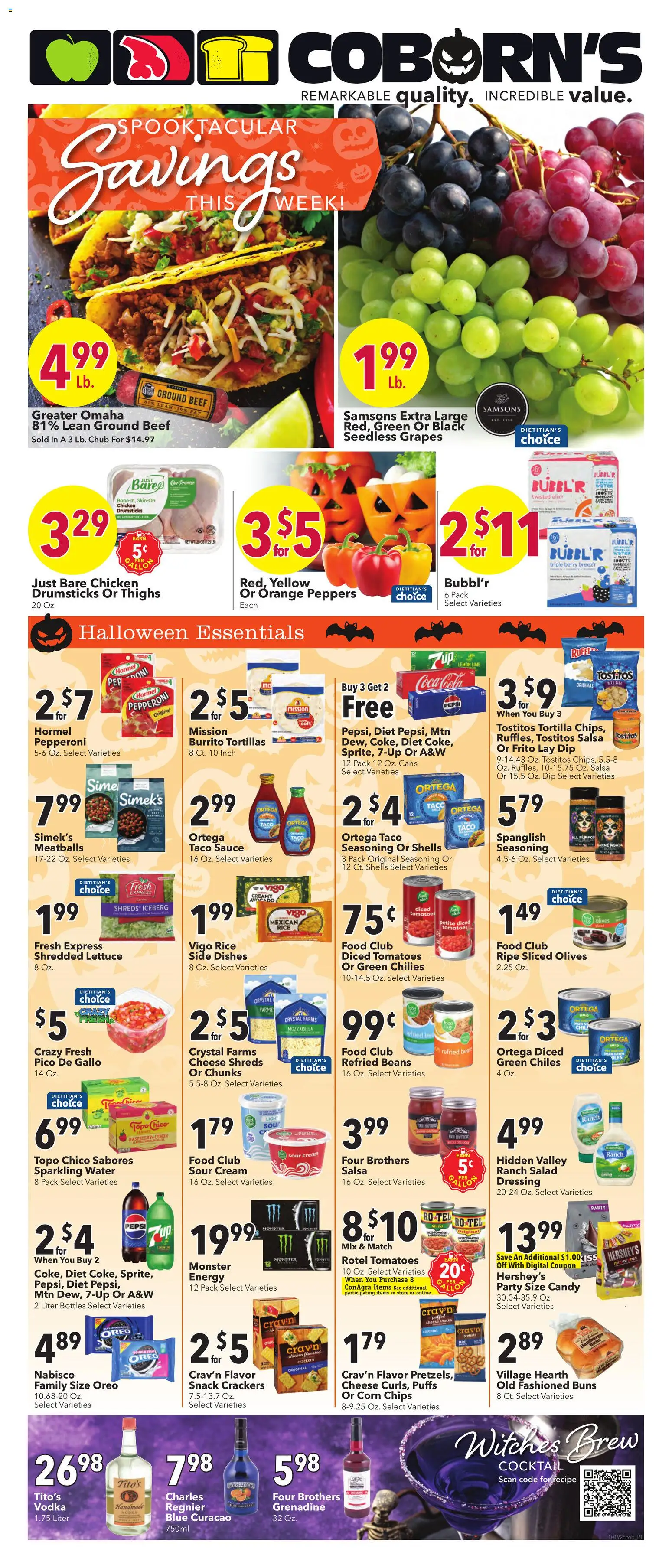 Coborn's Weekly Ad from 10/22/2025 - Flyer - Page number 1