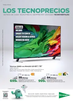 Vista previa las ofertas de la tienda El Corte Inglés - Catálogo Los Tecnoprecios desde el 27/10/2025 
