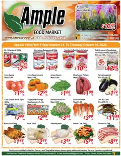 Preview of leaflet Weekly flyer Brampton from shop Ample Food Market is valid from Oct 24, 2025